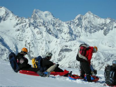 Rando luge dans les cerces