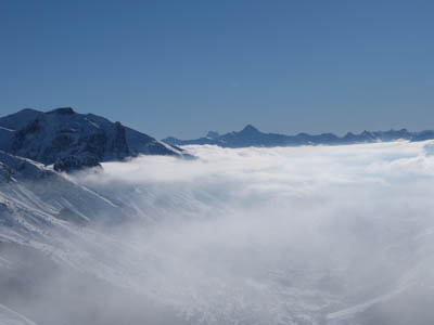 Randonnée raquette à neige journée : le col du Galibier ( 2642m )