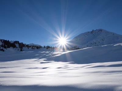 Randonnée raquette à neige journée   