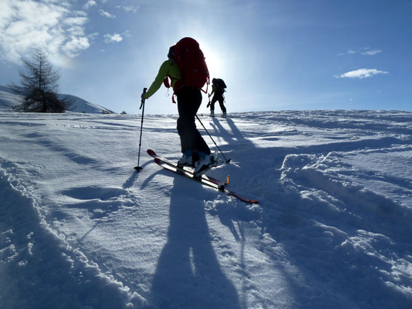 Ski de rando en étoile au refuge Galibier