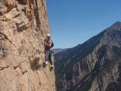 Escalade-grande-voie-Ailefroide-Cerces