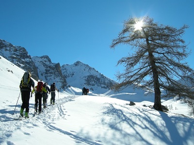 Ski de rando, traversée du Tessin Italien